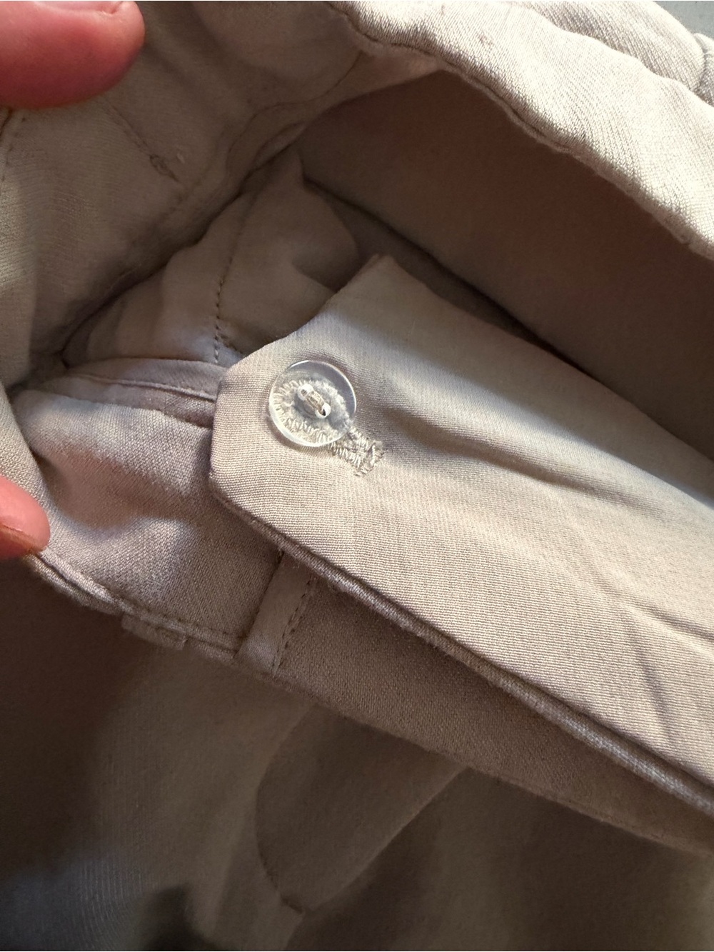 Abercrombie & Fitch Womens Beige High Rise Pleated Wide Leg Trousers Size 10 - Picture 6 of 9